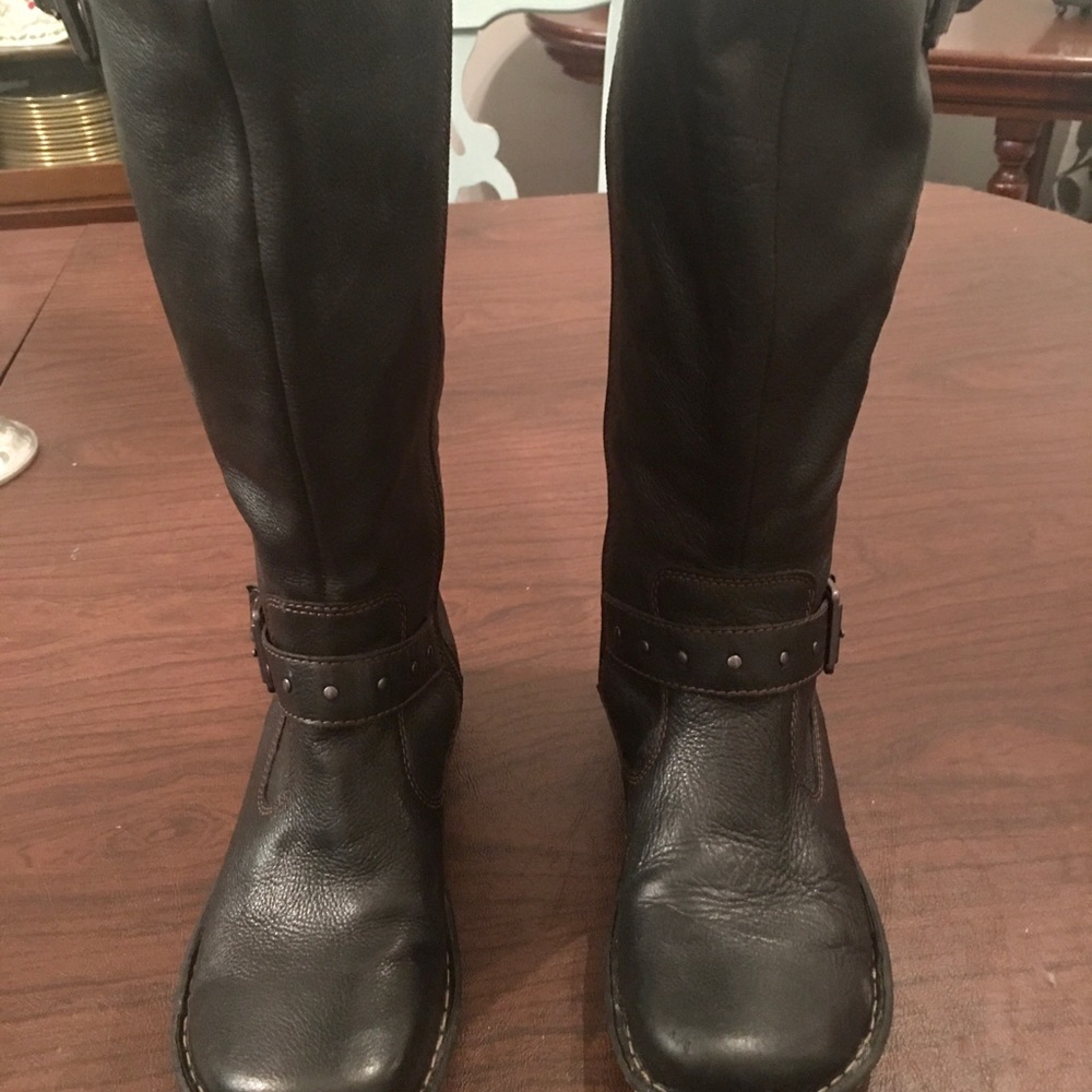 b.o.c. by Born Leather Wide-calf riding boots.